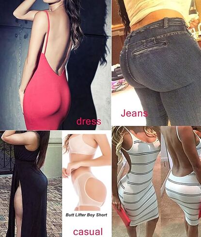 FUT Women's Butt Lifter Lace Boy Shorts Body Shaper Enhancer Panties in Saudi Arabia