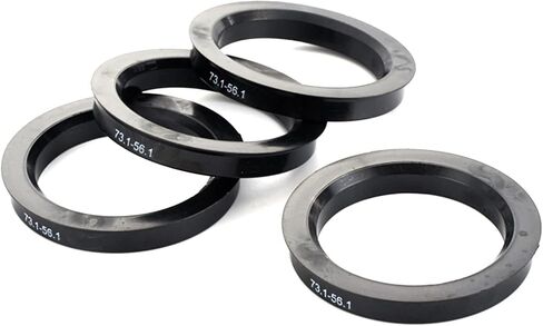 Car Hub Centric Rings 72.6-65.1 mm Set of 4 ABS Plastic Hub Rings in Saudi Arabia