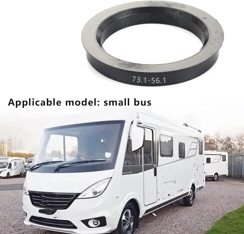 Car Hub Centric Rings 72.6-65.1 mm Set of 4 ABS Plastic Hub Rings in Saudi Arabia
