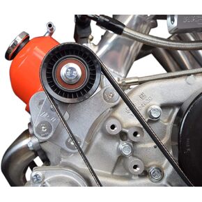 شداد حزام يدوي من ICT مع بكرة متوافق مع Corvette CTS-V G8 CTSV Z06 LS7 ألومنيوم LS1 LS2 LS3 LS6 صنع في الولايات المتحدة الأمريكية 551617X-1