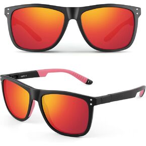Ukoly Polarized Sunglasses For Men Women,Trendy Sunglasses TR90 Frame UV400 Protection