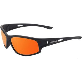 UV Protection Sunglasses, Wrap Around Polarized Sunglasses, Baseball Sunglasses for Youth, Sun Glasses for Men