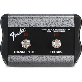Fender 2-Button Footswitch: Channel/Chorus On/Off with 1/4 Inch Jack
