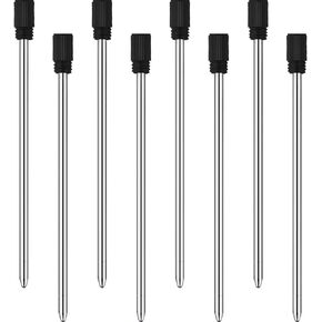 24 Pieces Ballpoint Pen Refills for Diamond Crystal Stylus Pens, 2.75 Inches (Black Ink)
