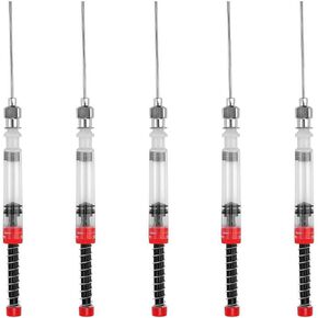 5 Pack Fountain Pen Ink Syringe Filler - Spring Converter with Removable Blunt Needle Tip - Refill and Convert Your Pen with Converter Adapter.
