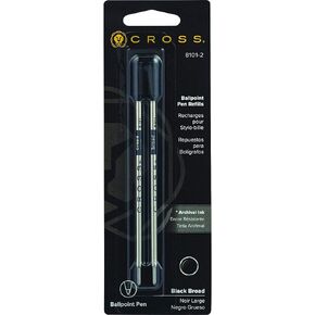 Cross Standard Ballpoint Pen Refill, 2 per Pack