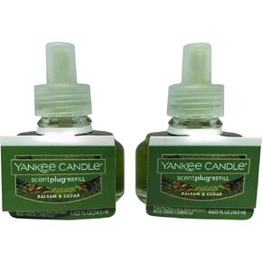 Yankee Candle Balsam & Cedar Scentplug 2 Pack Oil Refill Electric Home Fragrance
