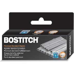 Bostish Premium Standard Staples, High Carbon Steel, 1/4 - 1/2 inch Leg - Crown Sizes (5000)