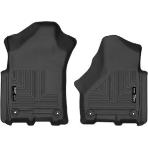 Husky Liners - Weatherbeater | Fits 2019 - 2024 Ram 2500, 3500, Crew & Mega Cab - Front Liners - Black, 2 pc. | 13051