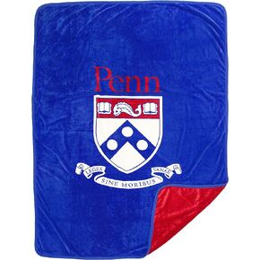 University of Pennsylvania Premium Quality Plush Fleece Blanket - X Large 60"X80". Fits Queen or Twin XL Bedding. Great Gifts!