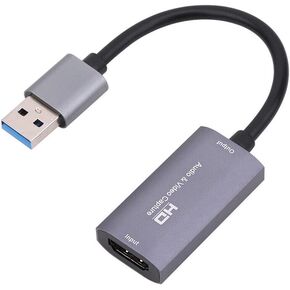 Video Capture Card, 4K HDMI to USB 3.0, 1080P 60FPS Video Capture Device for Gaming, Streaming, Compatible with Mac OS System Windows for PS4 PS5, Nintendo Switch, Xbox One in Kuwait
