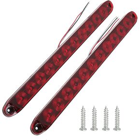15 Inch 11 LED Trailer Light Bar 12V LED Tail Lights for Park Stop Brake Turn Signal Trailer Car Truck Boat Motorcycle 2PCS