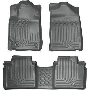 Husky Liners - Weatherbeater | Fits 2007 - 2011 Toyota Camry - Front & 2nd Row Liner - Grey, 3 pc. | 98512