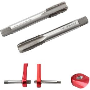 HSS Durable Thread Tap Pedal Bicycle Right Left Hand Replacement Bike Crank Outdoor Repair Tool 1 Pair