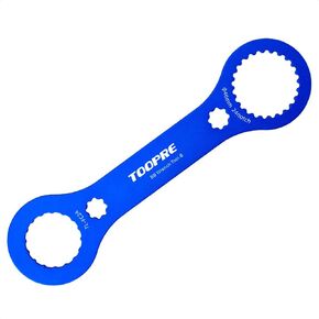Bike Bottom Bracket Tool - 16/24-Notch Cups, 39mm/41mm/44mm/46mm Sizes - Bicycle BB Wrench for Shimano, Sram, Truvativ, FSA, and Campagnolo