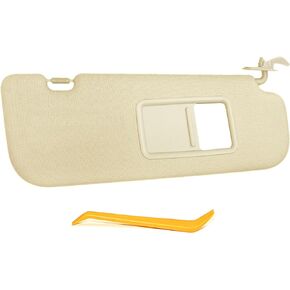 SENSHINE Right Passenger Side Sun Visor for Hyundai Elantra 2011 2012 2013 2014 2015 Avante MD, Replacement Assembly 852103X000TX, Gray
