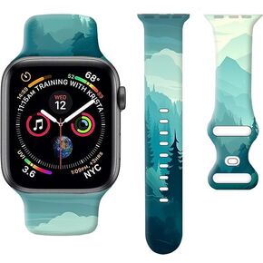 Compatible with Watch Band 38mm 40mm 41mm 42mm 44mm 45mm 49mm for Women Girl, Cute Fadeless Replacement Strap for Watch SE Series 9 8 7 6 5 4 3 2 1 Ultra in Kuwait