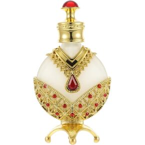 DOITOOL زجاجة عطر زجاجية فارغة ذهبية أنيقة الروائح إعادة الملء زجاجات الزيوت العطرية موزع مستحضرات التجميل in Saudi Arabia
