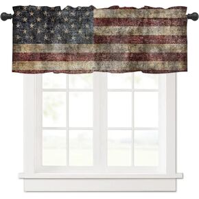 Easter Bunny Tail Kitchen Valance,Colorful Egg Window Valances,Spring Floral Short Curtains Window Treatment Rod Pocket Drapes,Farm Teal Wood Board Valances Curtain for Bedroom 42x12in