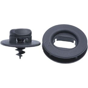 Rexka 10 Sets Floor Mat Clips Kit Compatible with Volkswagen 3D0-864-851-B41 and 3D0-061-795-B41 Golf GTI Jetta Passat