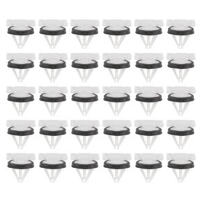 30pcs 11547581 Rocker Panel Moulding Clip for GM for Chevrolet for Buick for Cadillac for GMC Enclave, CT6, XT5, XTS, Cruze, Equinox, Impala, Sonic, Traverse, Acadia, Terrain
