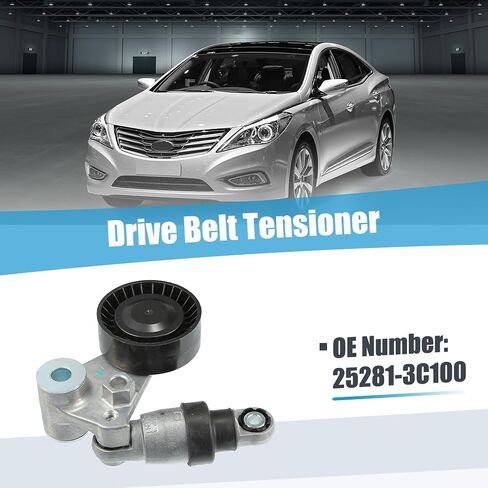 X AUTOHAUX Belt Tensioner Pulley Assembly No.25281-3C100 for Hyundai Azera 2006-2017 for Hyundai Entourage 2007-2008 Serpentine Tensioner in Saudi Arabia