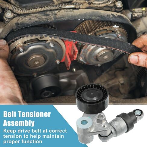 X AUTOHAUX Belt Tensioner Pulley Assembly No.25281-3C100 for Hyundai Azera 2006-2017 for Hyundai Entourage 2007-2008 Serpentine Tensioner in Saudi Arabia
