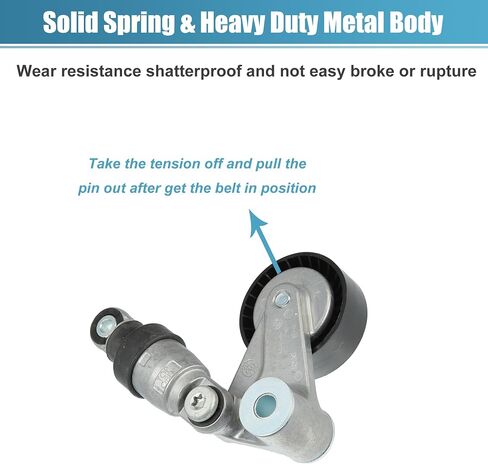 X AUTOHAUX Belt Tensioner Pulley Assembly No.25281-3C100 for Hyundai Azera 2006-2017 for Hyundai Entourage 2007-2008 Serpentine Tensioner in Saudi Arabia