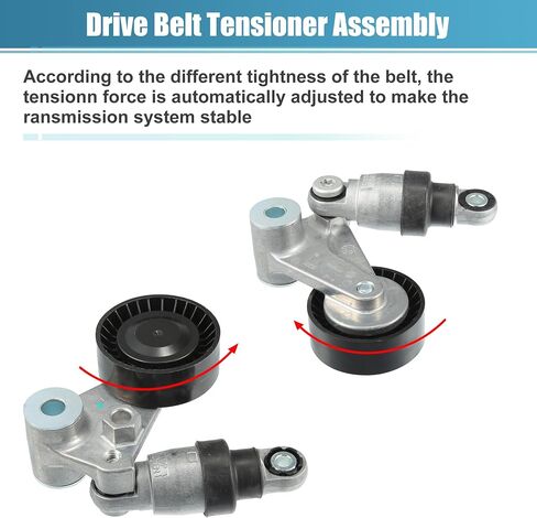 X AUTOHAUX Belt Tensioner Pulley Assembly No.25281-3C100 for Hyundai Azera 2006-2017 for Hyundai Entourage 2007-2008 Serpentine Tensioner in Saudi Arabia