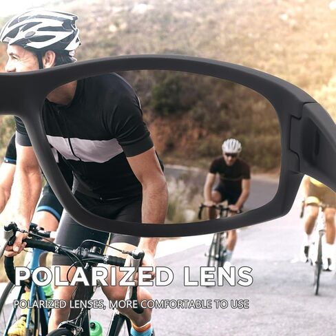 UV Protection Sunglasses, Wrap Around Polarized Sunglasses, Baseball Sunglasses for Youth, Sun Glasses for Men in Saudi Arabia