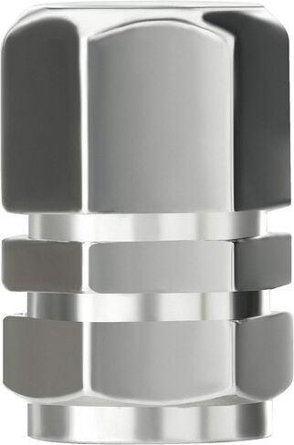 أغطية صمامات الإطارات (عبوة من 10 قطع) أغطية جذعية عالمية للسيارات وسيارات الدفع الرباعي والدراجات والشاحنات والدراجات النارية | الثقيلة | ختم محكم | التصميم السداسي| سبائك ألومنيوم خفيفة الوزن | المسمار على in Kuwait