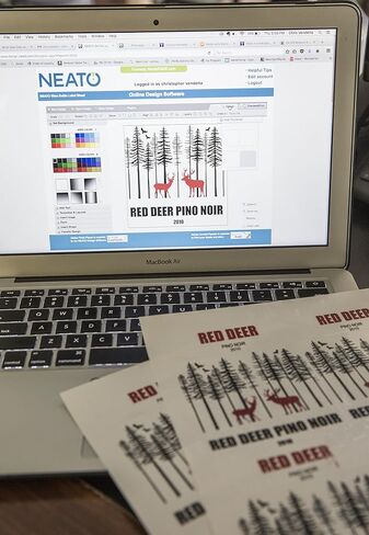 Wine Bottle Labels - 10 Sheets. 40 Bottle & Neck Labels - Make Your Own Custom Printable & Customized Wine Labels - Super Glossy & Waterproof Wine Label Stickers for Inkjet & Laser Printers in Kuwait