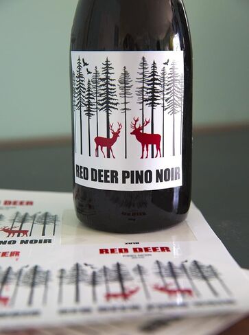 Wine Bottle Labels - 10 Sheets. 40 Bottle & Neck Labels - Make Your Own Custom Printable & Customized Wine Labels - Super Glossy & Waterproof Wine Label Stickers for Inkjet & Laser Printers in Kuwait