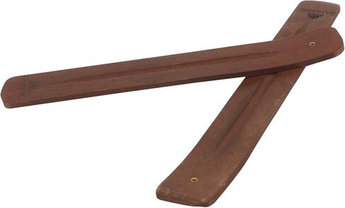 RAJRANG Wooden Incense Holder for Sticks Pack of 2-10 Inches Large Ash Catcher Bamboo Incense Holder Sticks Burner in Kuwait