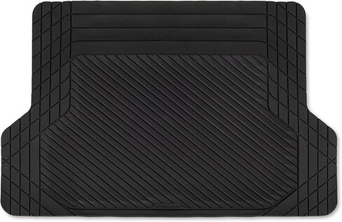 BaseLayer Cut-to-Fit™ Black 4-Piece Car Mats - Universal Waterproof Floor Mats for Most Vehicles, Durable All-Weather Mats - Made in USA in Saudi Arabia