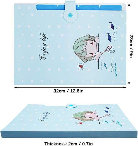 LZYMSZ 4 عبوات من مجلدات الملفات القابلة للتوسيع 5 جيوب بحجم A4 مجلد ملفات مستندات الأكورديون المقاوم للماء، منظم رسائل موسع للمدرسة والمكتب (وردي، أزرق، أبيض، أخضر) in Kuwait