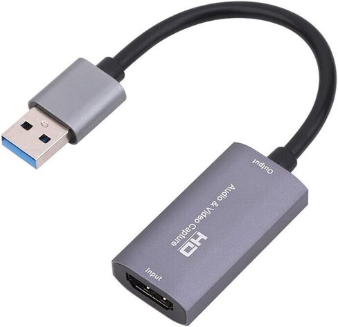 Video Capture Card, 4K HDMI to USB 3.0, 1080P 60FPS Video Capture Device for Gaming, Streaming, Compatible with Mac OS System Windows for PS4 PS5, Nintendo Switch, Xbox One in Kuwait