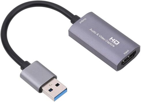 Video Capture Card, 4K HDMI to USB 3.0, 1080P 60FPS Video Capture Device for Gaming, Streaming, Compatible with Mac OS System Windows for PS4 PS5, Nintendo Switch, Xbox One in Kuwait