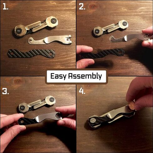 كليبس جيب مشبك عميق للحمل إضافة إلى ملحق لحامل منظم المفاتيح كليبس (أسود) in Kuwait