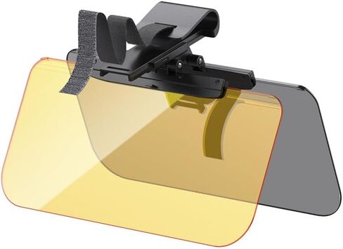 Anti-Glare Car Sun Visor Extender Sun Blocker Anti-UV HD Goggles Suitable for Midsize Cars (Standard Size for Day and Night Use) in Saudi Arabia