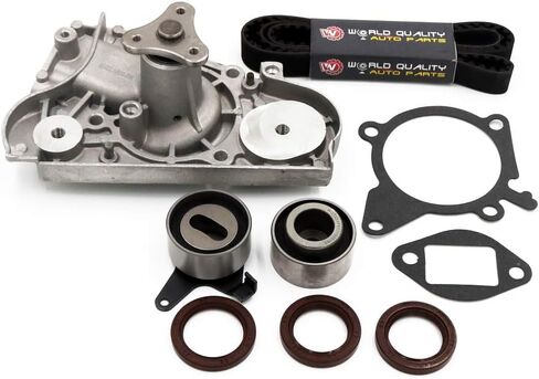 Timing Belt Water Pump Kit fits for 1991-1995 1996 For Ford Escort, 1990-1993 For Mazda Miata, 1990-1994 For Mazda Protege, 1991-1994 For Mercury Capri, 1991-1996 For Tracer 1.6L 1.8L DOHC BP B6 in Saudi Arabia