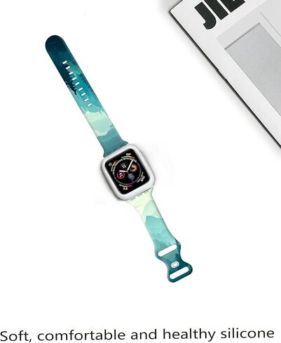 Compatible with Watch Band 38mm 40mm 41mm 42mm 44mm 45mm 49mm for Women Girl, Cute Fadeless Replacement Strap for Watch SE Series 9 8 7 6 5 4 3 2 1 Ultra in Kuwait