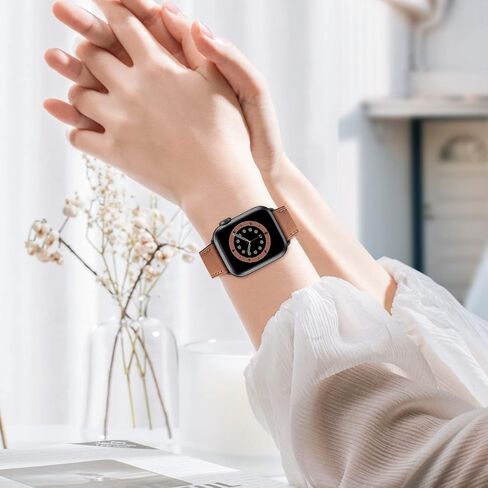WFEAGL Leather Band Compatible with Apple Watch Bands for women in Kuwait