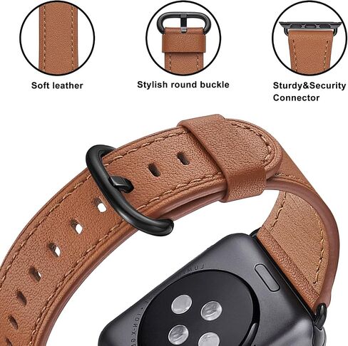 WFEAGL Leather Band Compatible with Apple Watch Bands for women in Kuwait