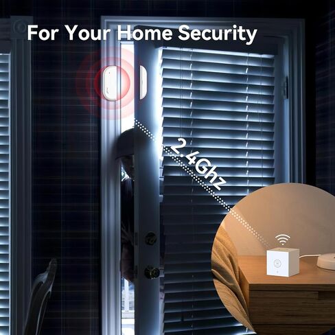 CPVAN WiFi Alarm System for Home Security, DIY Wireless Home Alarm System with 8 Door Window Sensor, 2 Remote Control, 2 RFID Card (Style-2) in Saudi Arabia