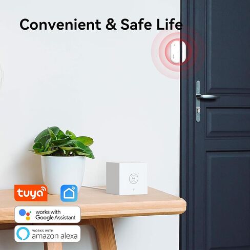 CPVAN WiFi Alarm System for Home Security, DIY Wireless Home Alarm System with 8 Door Window Sensor, 2 Remote Control, 2 RFID Card (Style-2) in Saudi Arabia