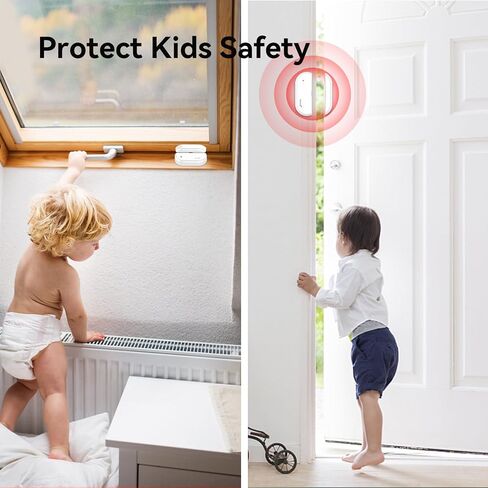 CPVAN WiFi Alarm System for Home Security, DIY Wireless Home Alarm System with 8 Door Window Sensor, 2 Remote Control, 2 RFID Card (Style-2) in Saudi Arabia