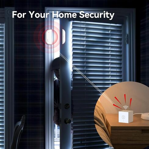 CPVAN WiFi Alarm System for Home Security, DIY Wireless Home Alarm System with 8 Door Window Sensor, 2 Remote Control, 2 RFID Card (Style-2) in Saudi Arabia