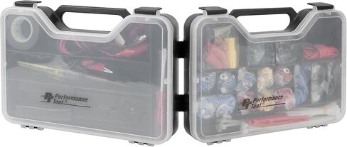 Performance Tool W5207 285 Piece Multi-Use Electrical Repair Kit, Black in Saudi Arabia