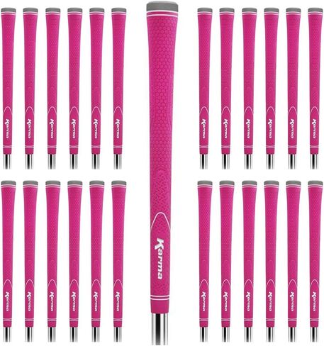 Karma Neion II Golf Grips / Grip Kits, Vibrant Colored Slip Resistant Rubber Replacement Golf Club Grips for Men and Women, Choose Single, 9, 13, 25 Packs or Kit in Saudi Arabia